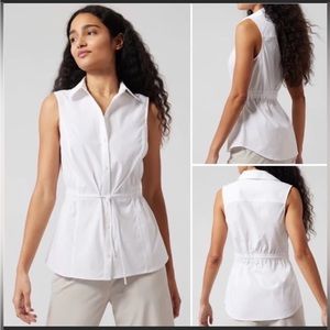 Athleta Levitate Poplin Tank - Large
